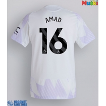 Manchester United Amad Diallo #16 Gostujuci Dres 2025-26 Kratak Rukav